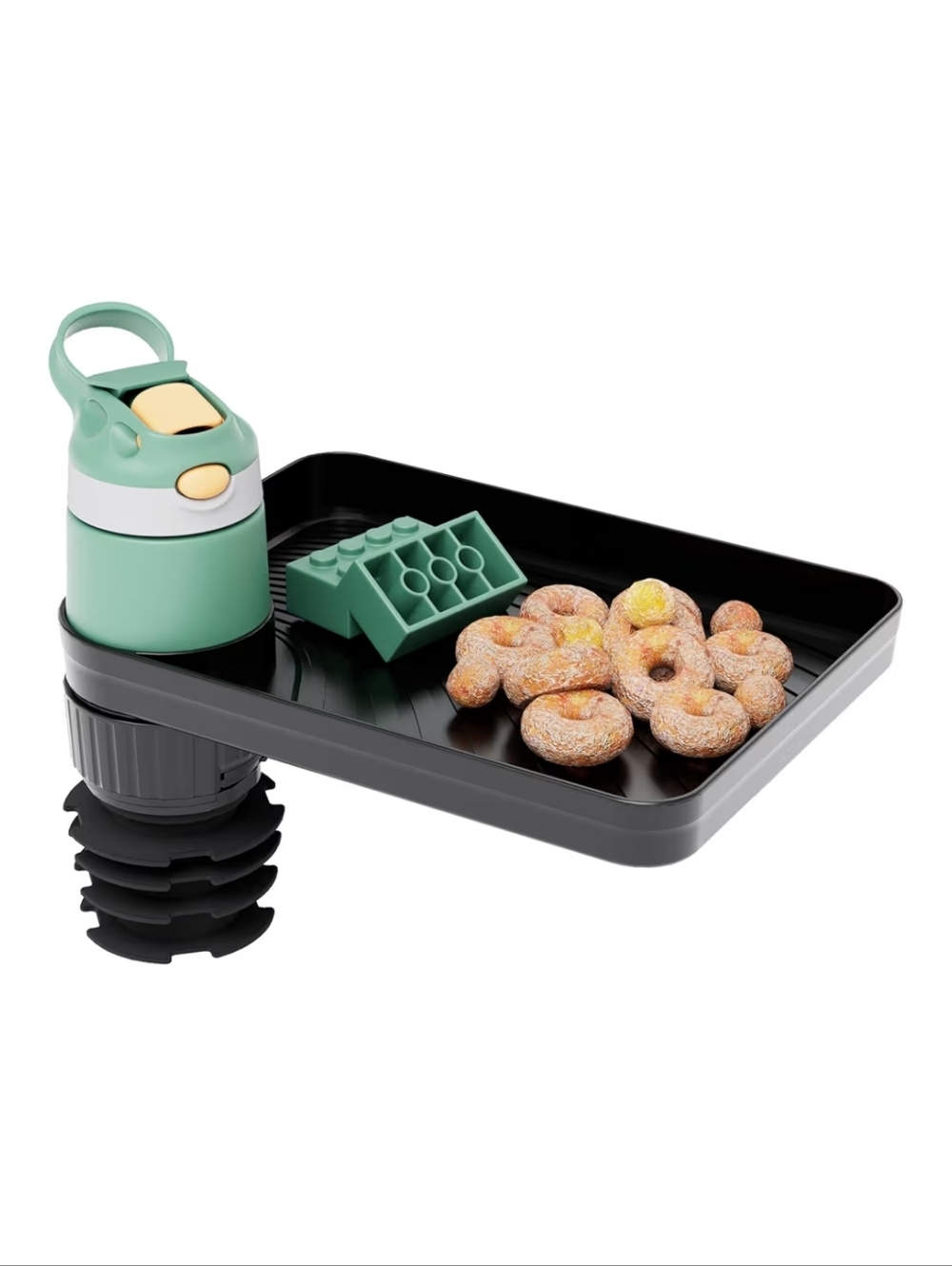 Car Seat Tray  with Expandable Cup Holder
